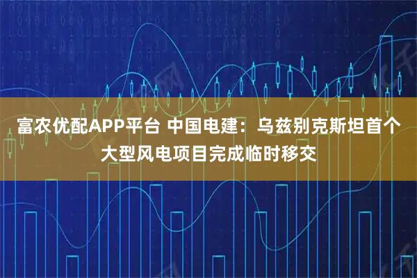 富农优配APP平台 中国电建：乌兹别克斯坦首个大型风电项目完成临时移交
